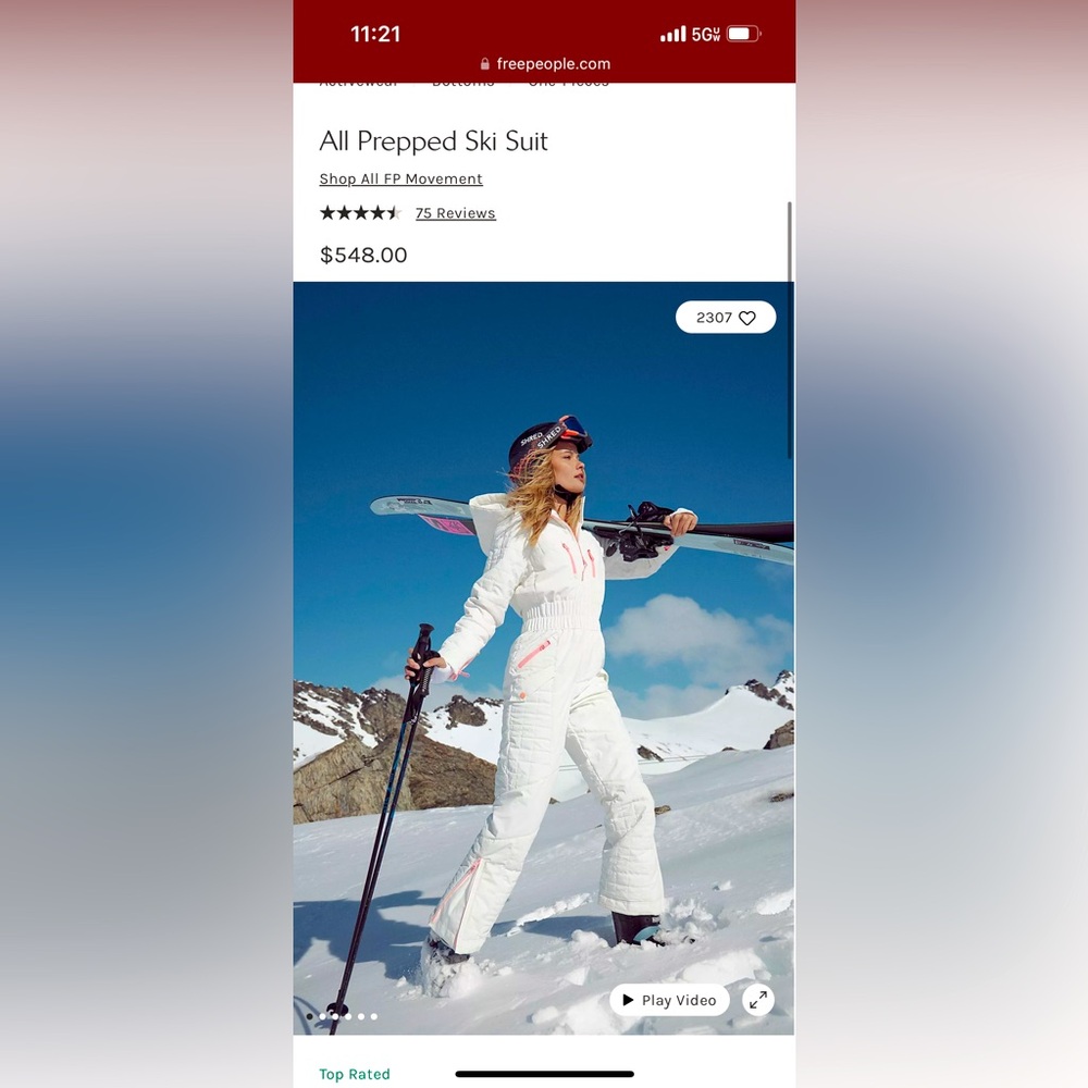 Free People All Prepped Ski Suit